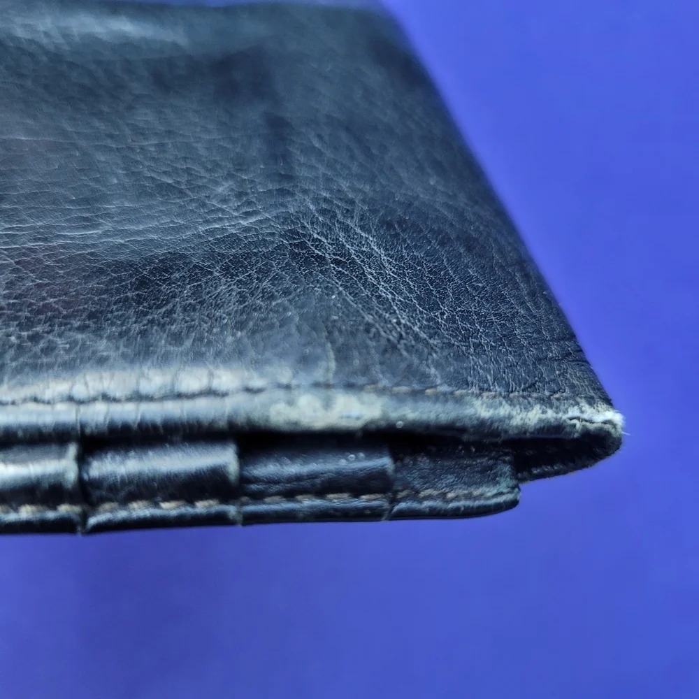 Old Vintage Black Leather COACH Wallet